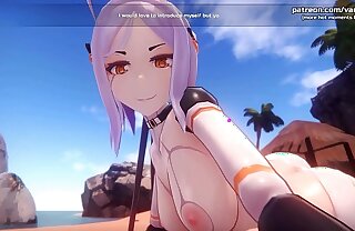 [1080p60fps]Hot anime elf teen gets a gorgeous titjob after housebound in excess of our exposure with her delicious plus petite pussy l My sexiest gameplay moments l Animalistic Girl Island