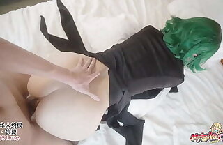 [Masukuchan] Crazy Creampie beside Cosplay Tatsumaki with Hardly any Condom Raw Fuck and Leaking Sperm