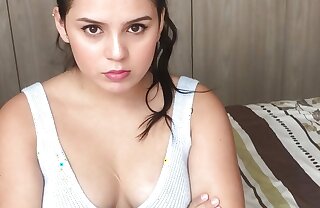 I fuck my stepbrother after he takes a shower- creampie - Spanish porn